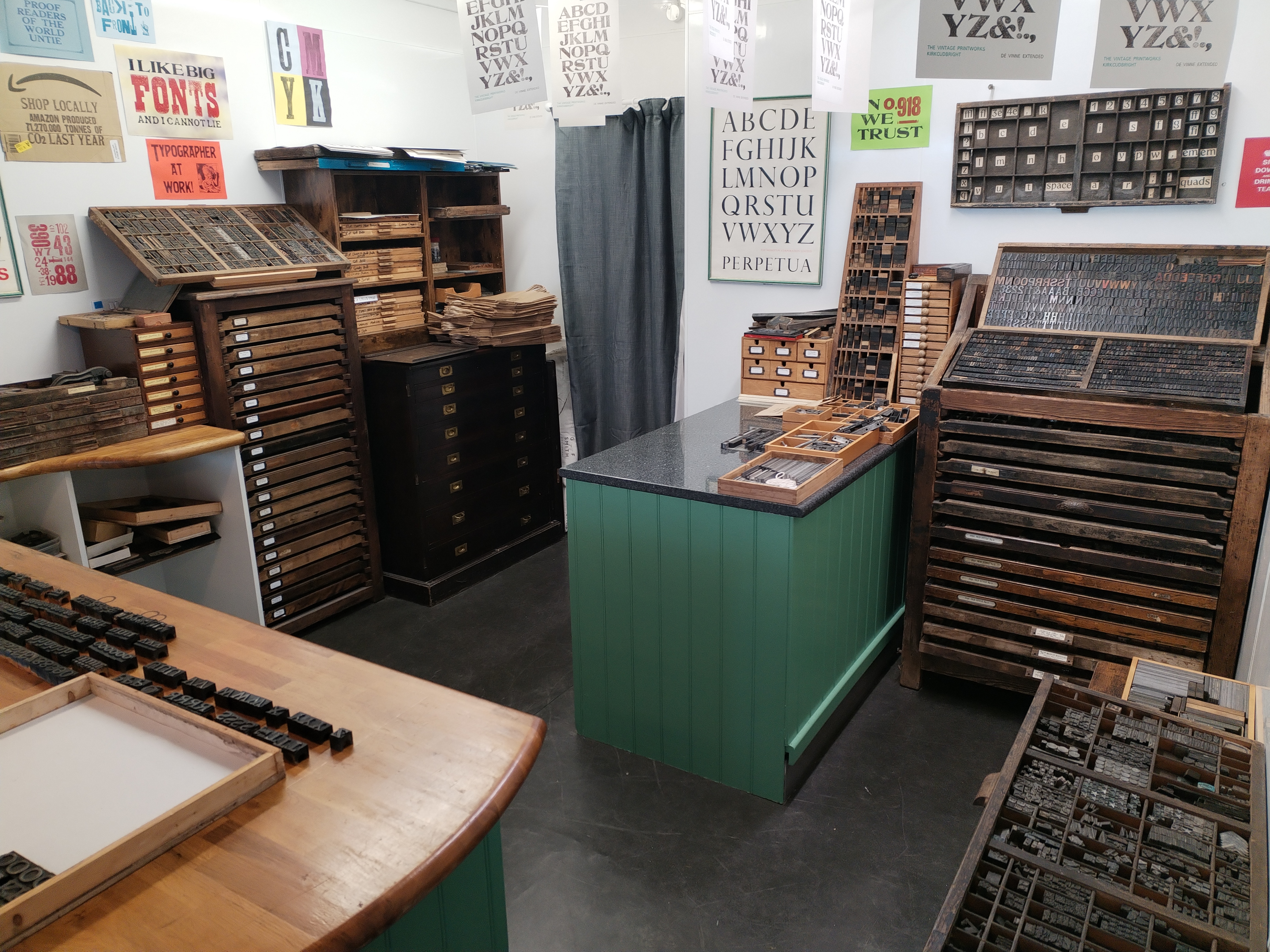 The Case Room at the Vintage Printworks